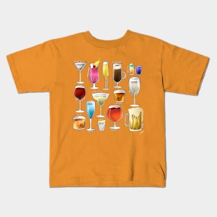 Types of Drink Kids T-Shirt